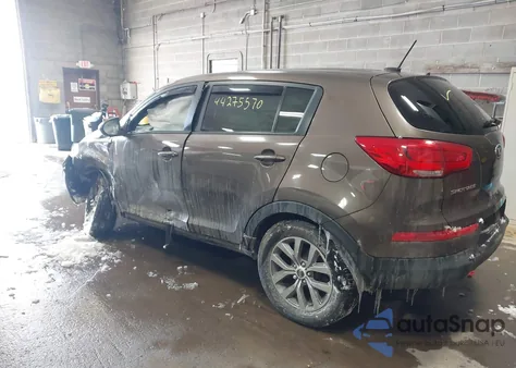 2015 Kia Sportage Lx из США, поврежденный, VIN KNDPBCAC1F7739283